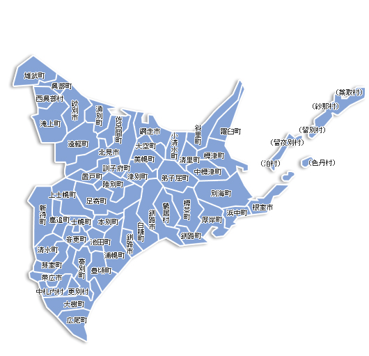 J Lis 道東 網走地域 十勝地域 釧路地域 根室地域